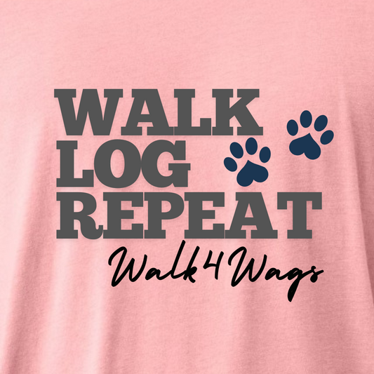 LONG SLEEVE TEE: Walk Log Repeat