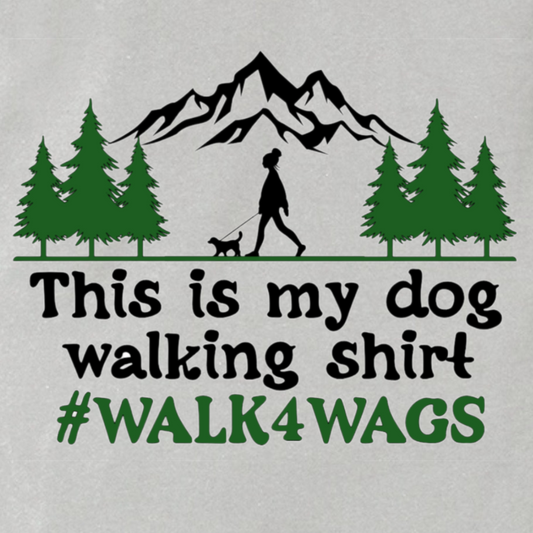 LONG SLEEVE TEE: My Dog Walking Shirt