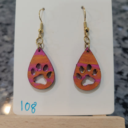 Painted Earrings for Walk4Wags